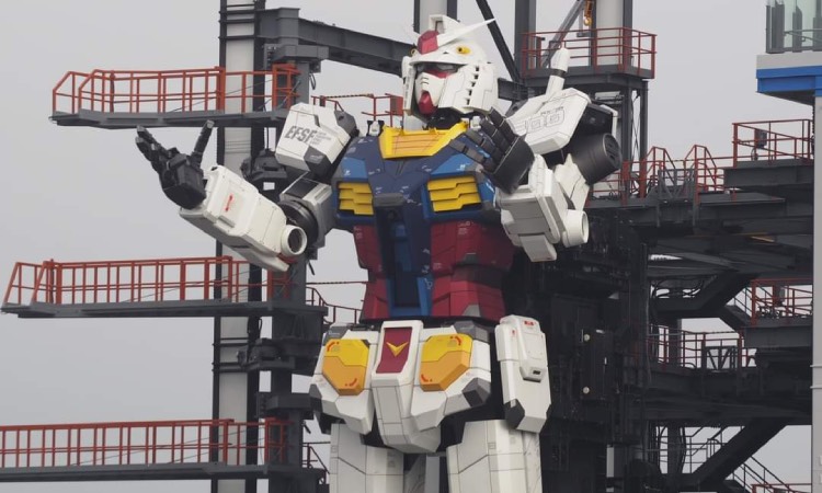 Gundam, el robot gigante japonés “ya se mueve”